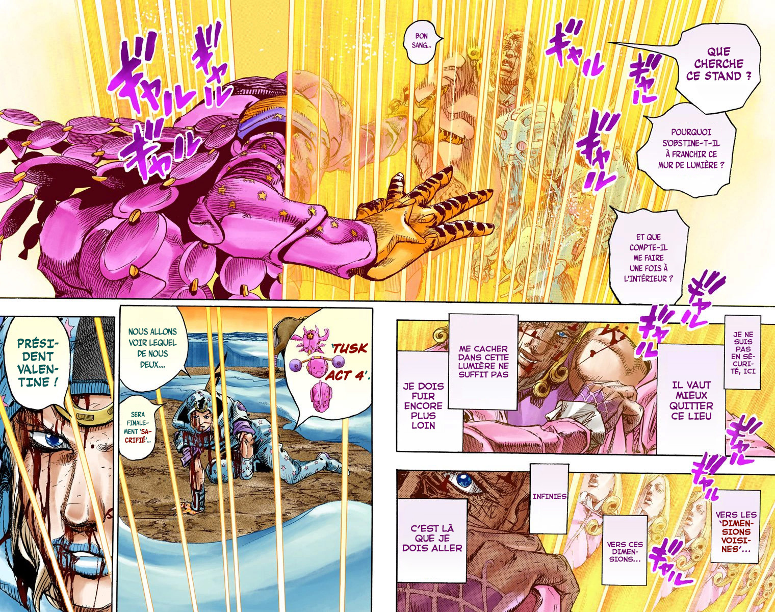 Read JoJo's Bizarre Adventure Part 7 Steel Ball Run Official Colored FR Manga Online