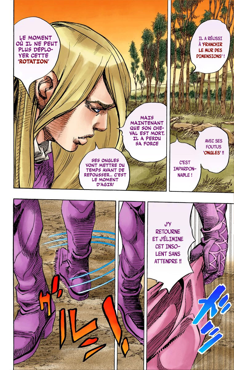 Read JoJo's Bizarre Adventure Part 7 Steel Ball Run Official Colored FR Manga Online