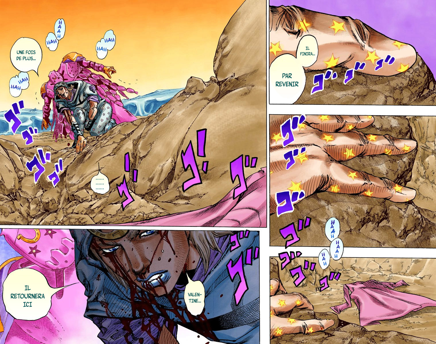Read JoJo's Bizarre Adventure Part 7 Steel Ball Run Official Colored FR Manga Online