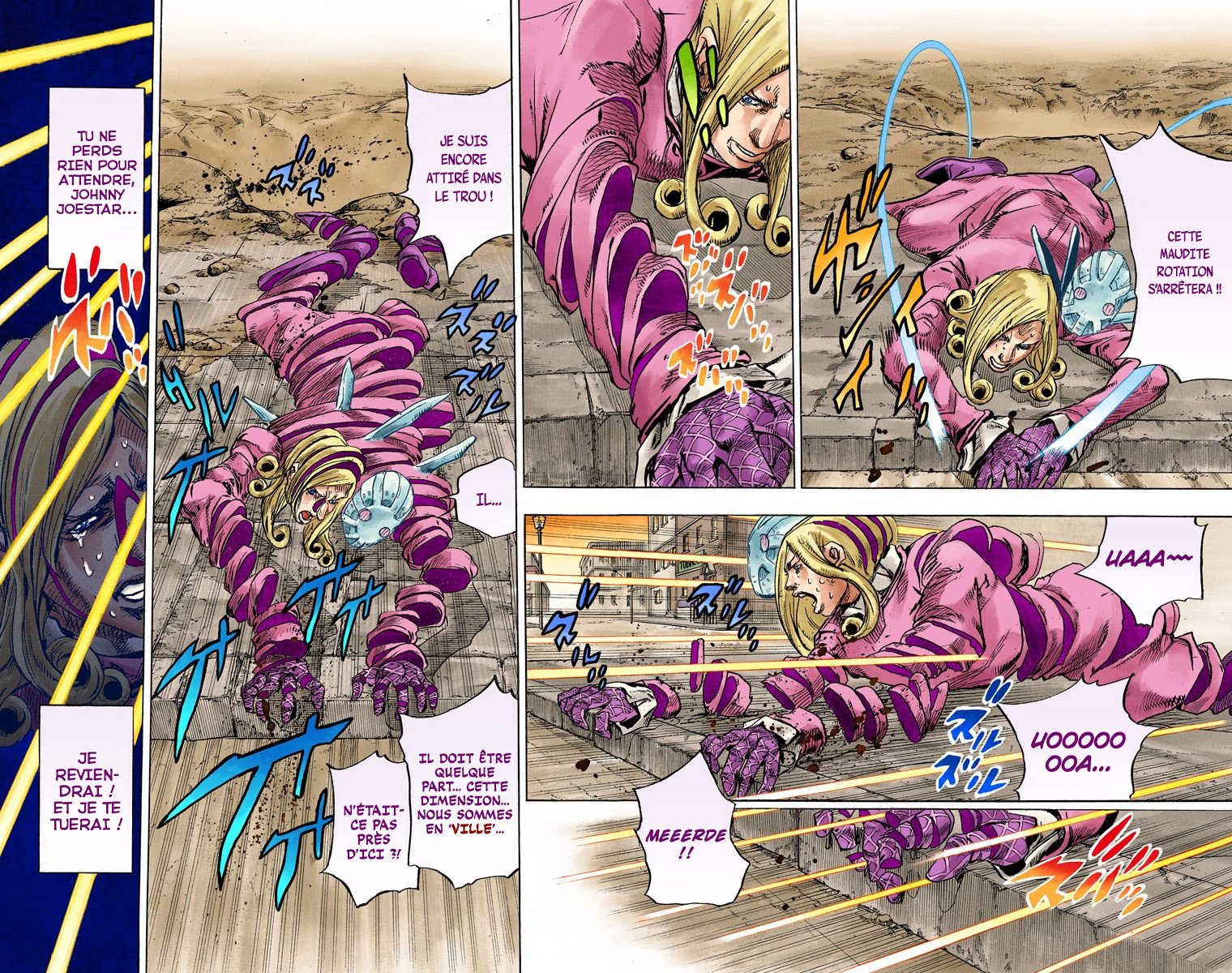 Read JoJo's Bizarre Adventure Part 7 Steel Ball Run Official Colored FR Manga Online
