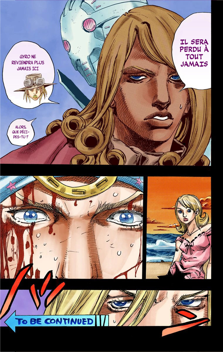 Read JoJo's Bizarre Adventure Part 7 Steel Ball Run Official Colored FR Manga Online