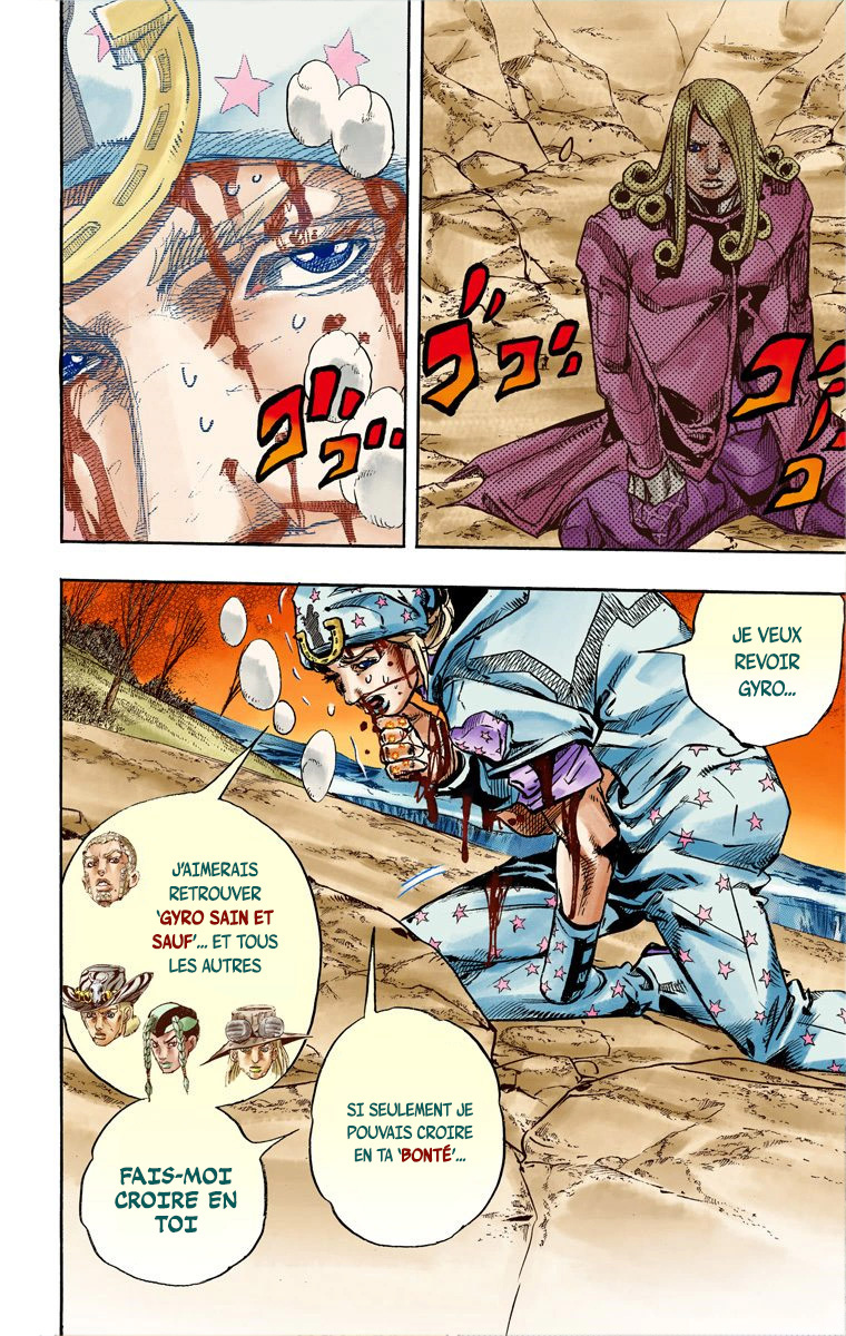 Read JoJo's Bizarre Adventure Part 7 Steel Ball Run Official Colored FR Manga Online