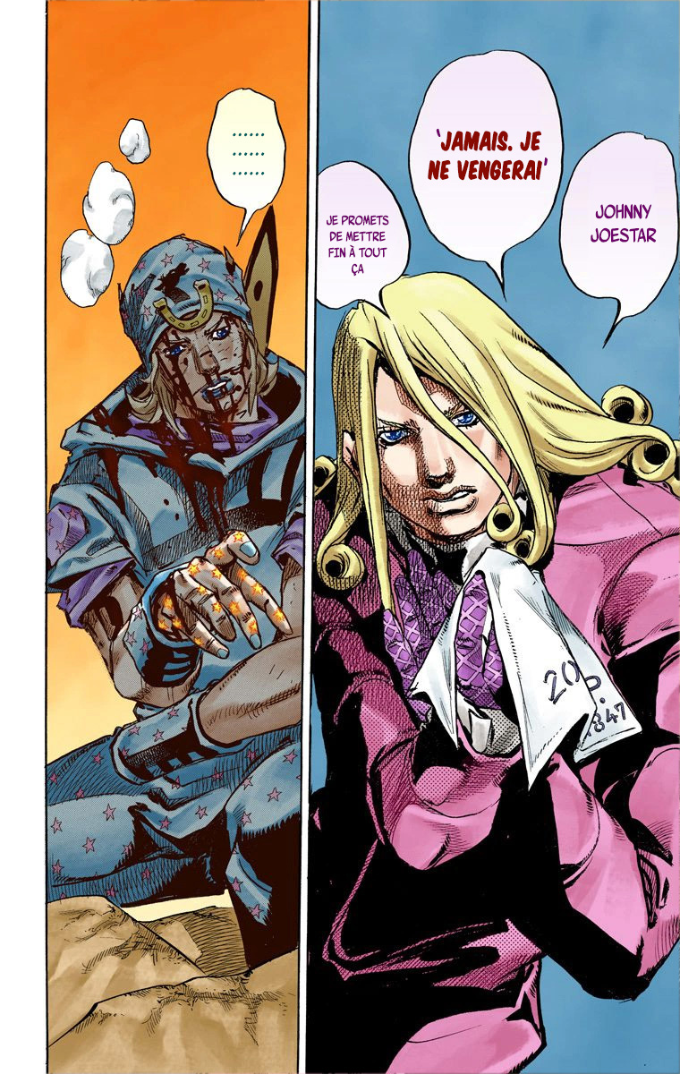 Read JoJo's Bizarre Adventure Part 7 Steel Ball Run Official Colored FR Manga Online