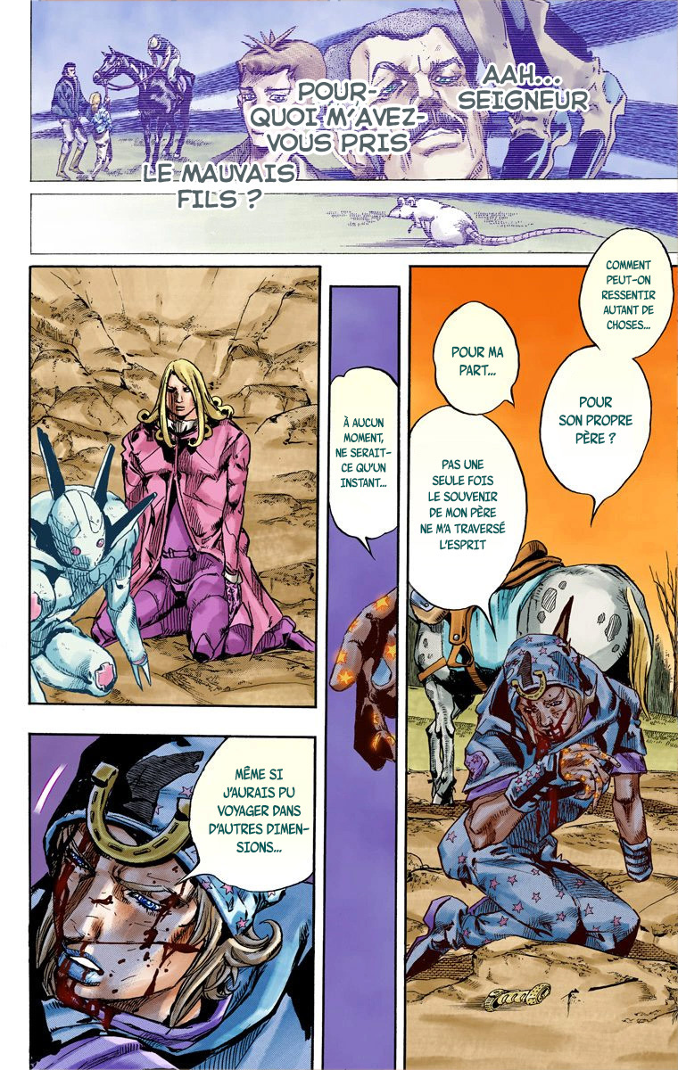 Read JoJo's Bizarre Adventure Part 7 Steel Ball Run Official Colored FR Manga Online