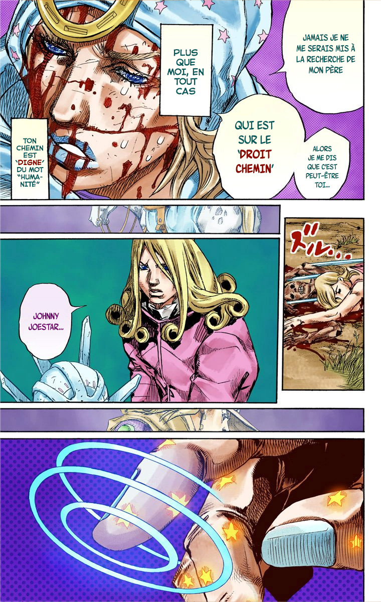 Read JoJo's Bizarre Adventure Part 7 Steel Ball Run Official Colored FR Manga Online