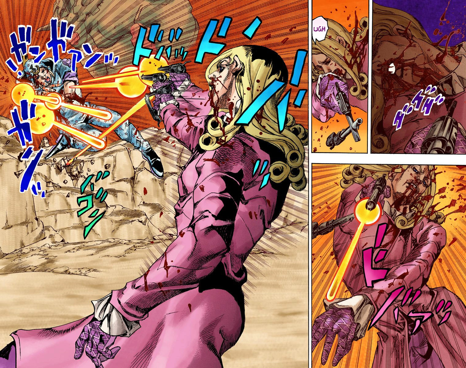 Read JoJo's Bizarre Adventure Part 7 Steel Ball Run Official Colored FR Manga Online