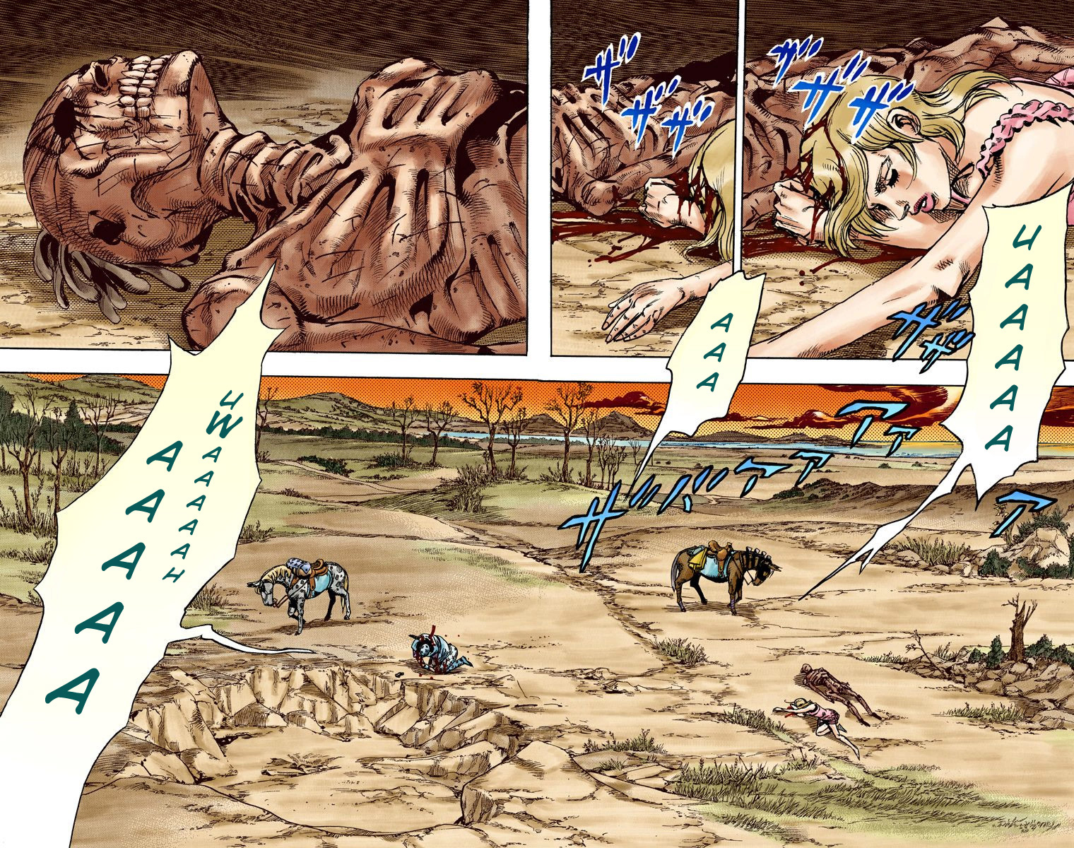 Read JoJo's Bizarre Adventure Part 7 Steel Ball Run Official Colored FR Manga Online