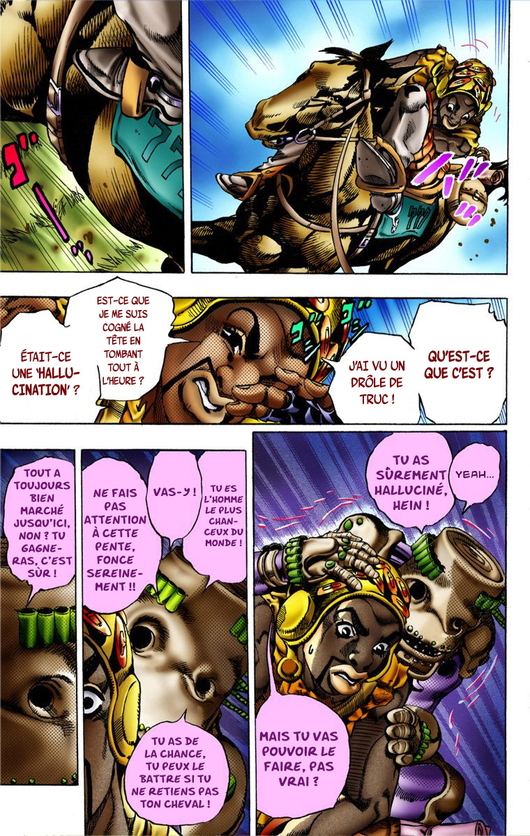 Read JoJo's Bizarre Adventure Part 7 Steel Ball Run Official Colored FR Manga Online