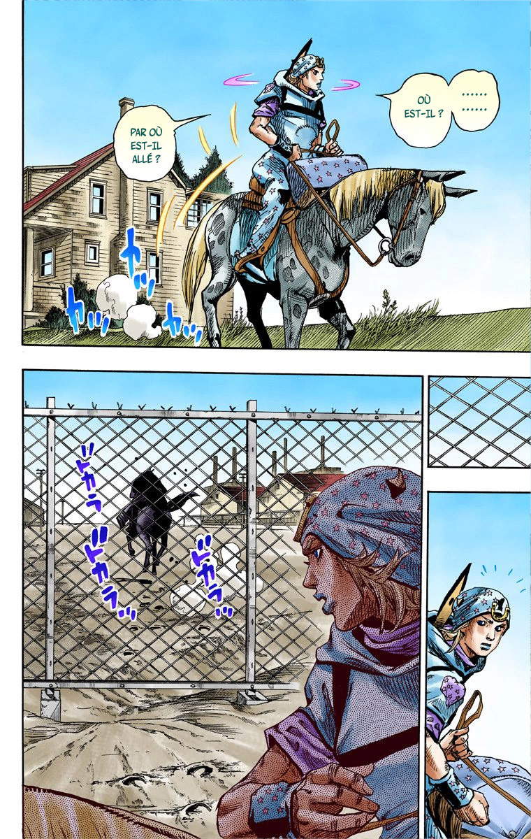 Read JoJo's Bizarre Adventure Part 7 Steel Ball Run Official Colored FR Manga Online