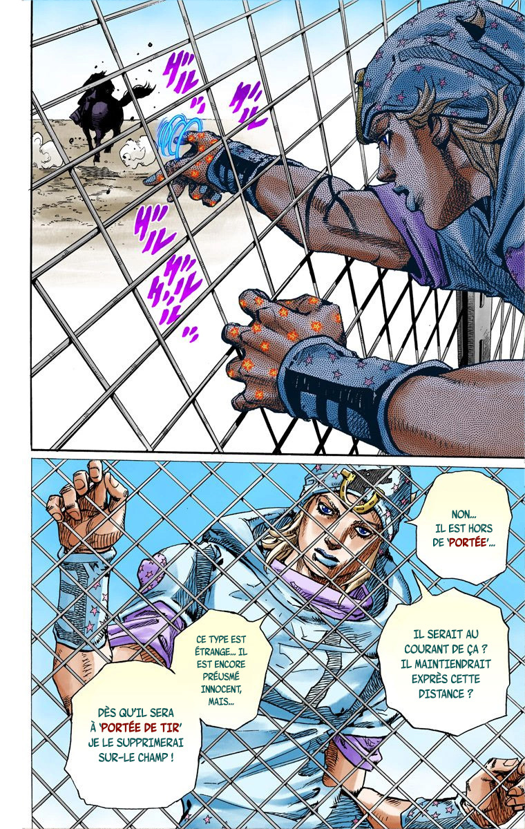 Read JoJo's Bizarre Adventure Part 7 Steel Ball Run Official Colored FR Manga Online