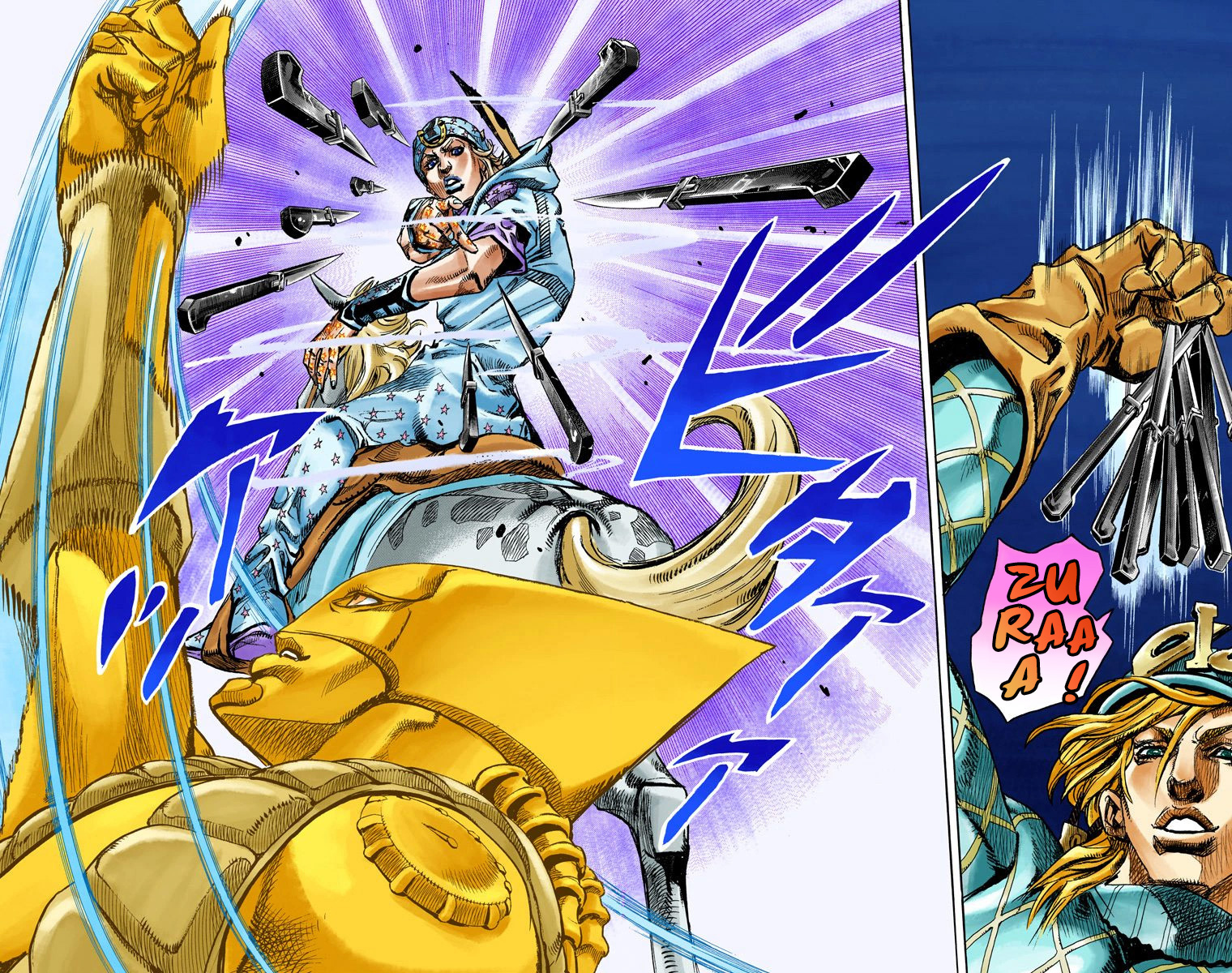 Read JoJo's Bizarre Adventure Part 7 Steel Ball Run Official Colored FR Manga Online