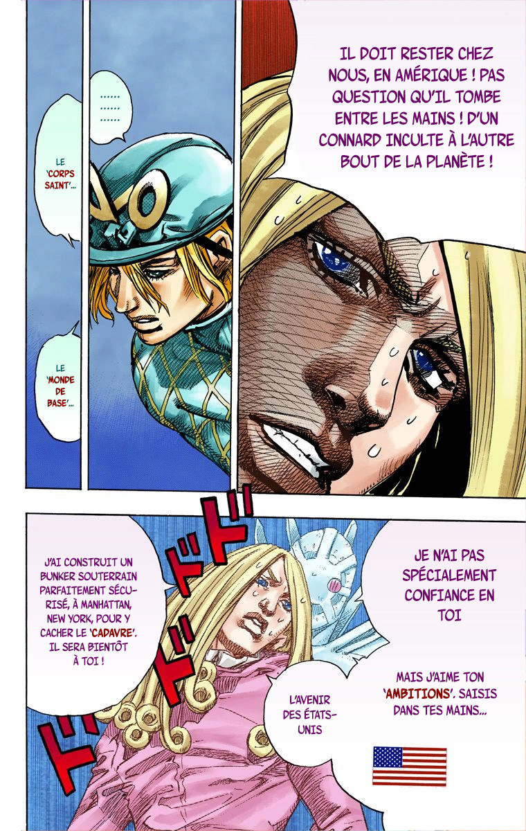 Read JoJo's Bizarre Adventure Part 7 Steel Ball Run Official Colored FR Manga Online