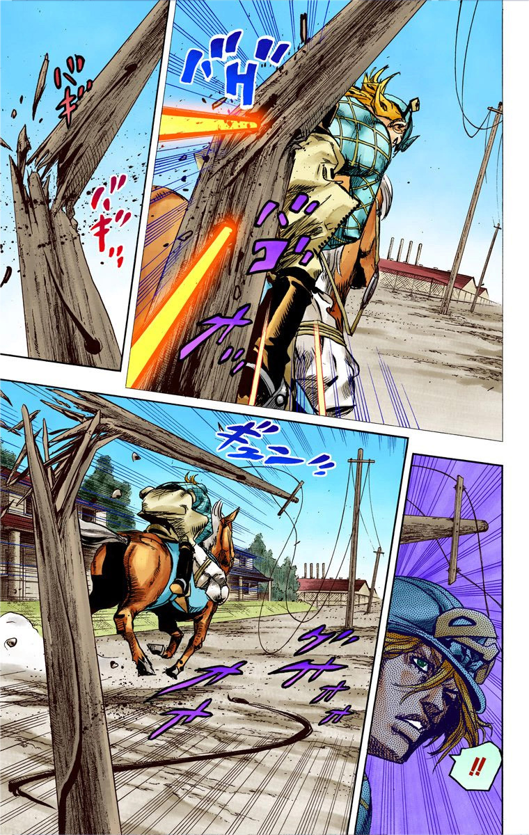 Read JoJo's Bizarre Adventure Part 7 Steel Ball Run Official Colored FR Manga Online