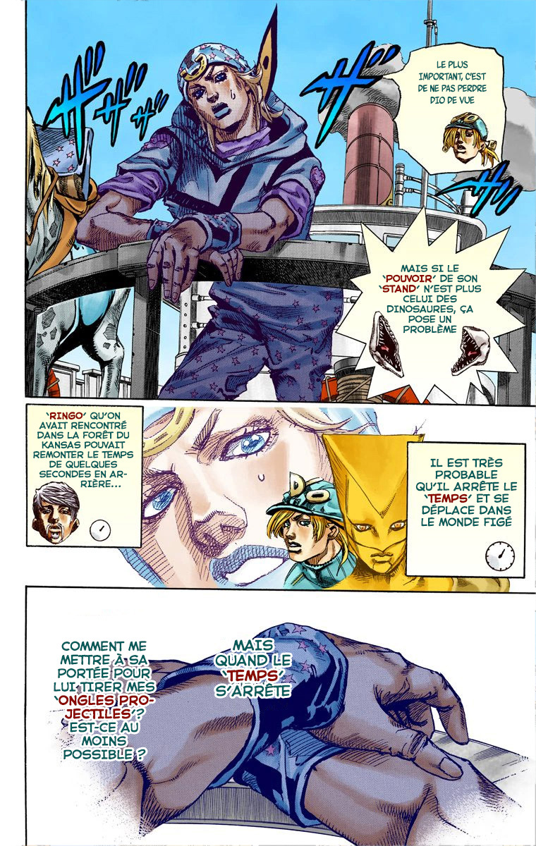 Read JoJo's Bizarre Adventure Part 7 Steel Ball Run Official Colored FR Manga Online