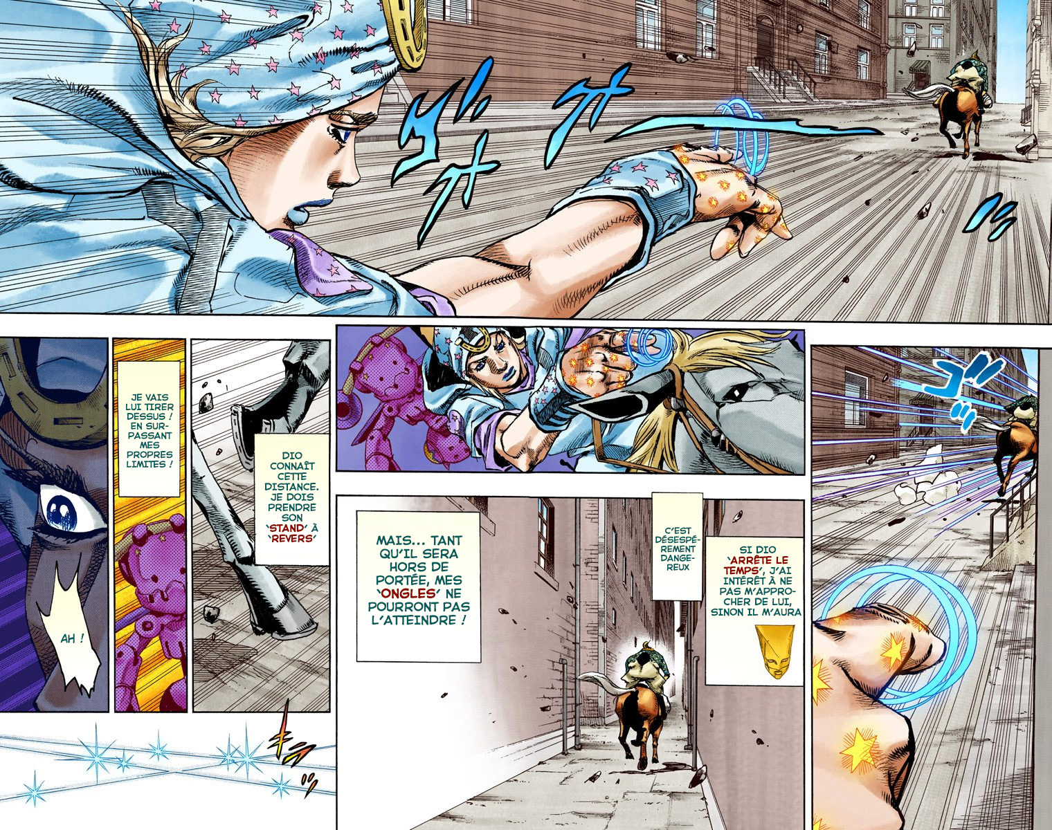 Read JoJo's Bizarre Adventure Part 7 Steel Ball Run Official Colored FR Manga Online