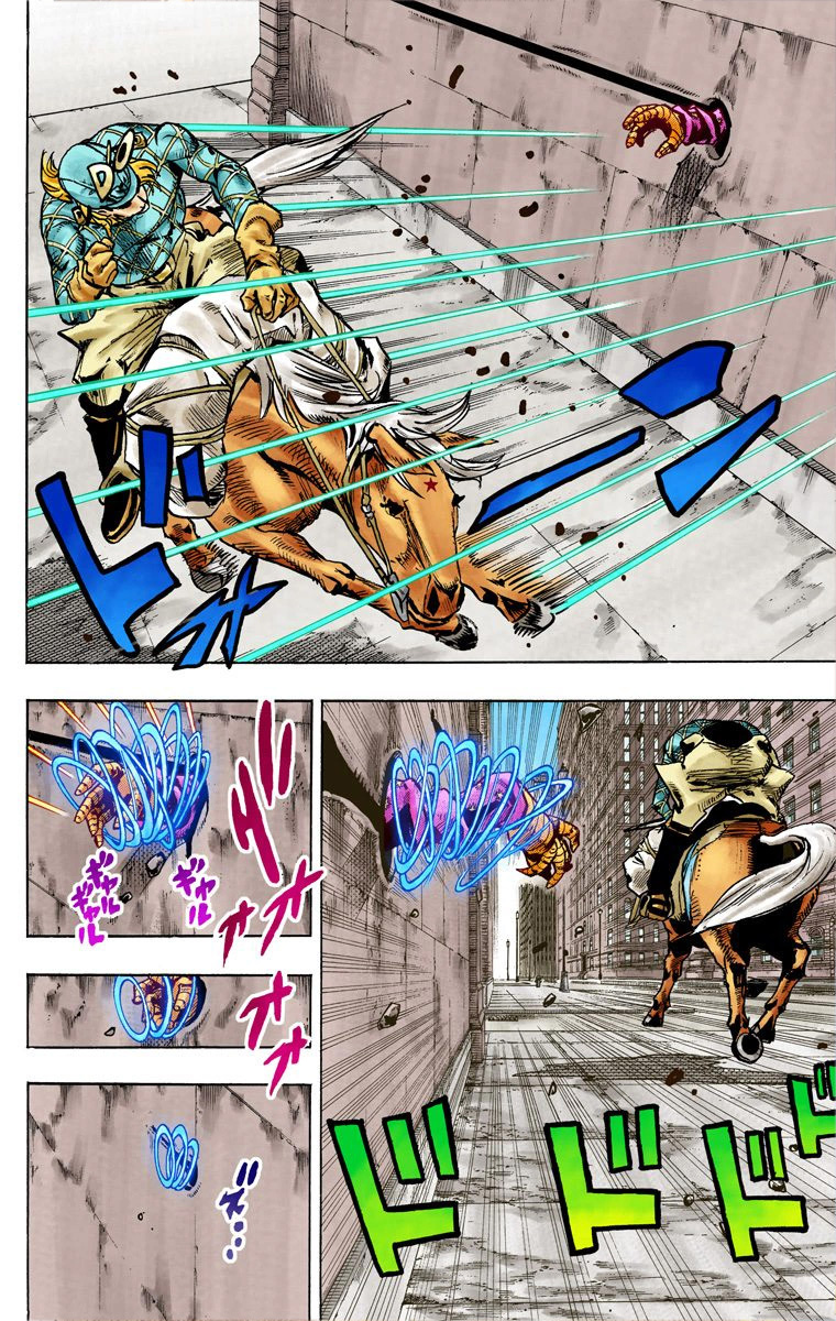 Read JoJo's Bizarre Adventure Part 7 Steel Ball Run Official Colored FR Manga Online