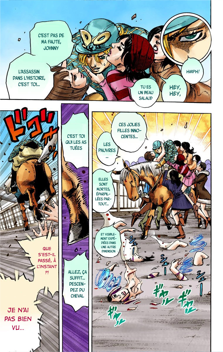 Read JoJo's Bizarre Adventure Part 7 Steel Ball Run Official Colored FR Manga Online