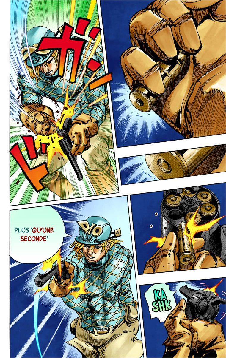 Read JoJo's Bizarre Adventure Part 7 Steel Ball Run Official Colored FR Manga Online
