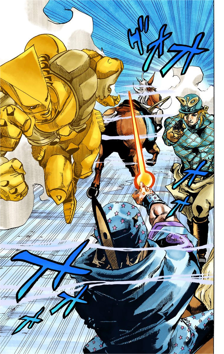 Read JoJo's Bizarre Adventure Part 7 Steel Ball Run Official Colored FR Manga Online