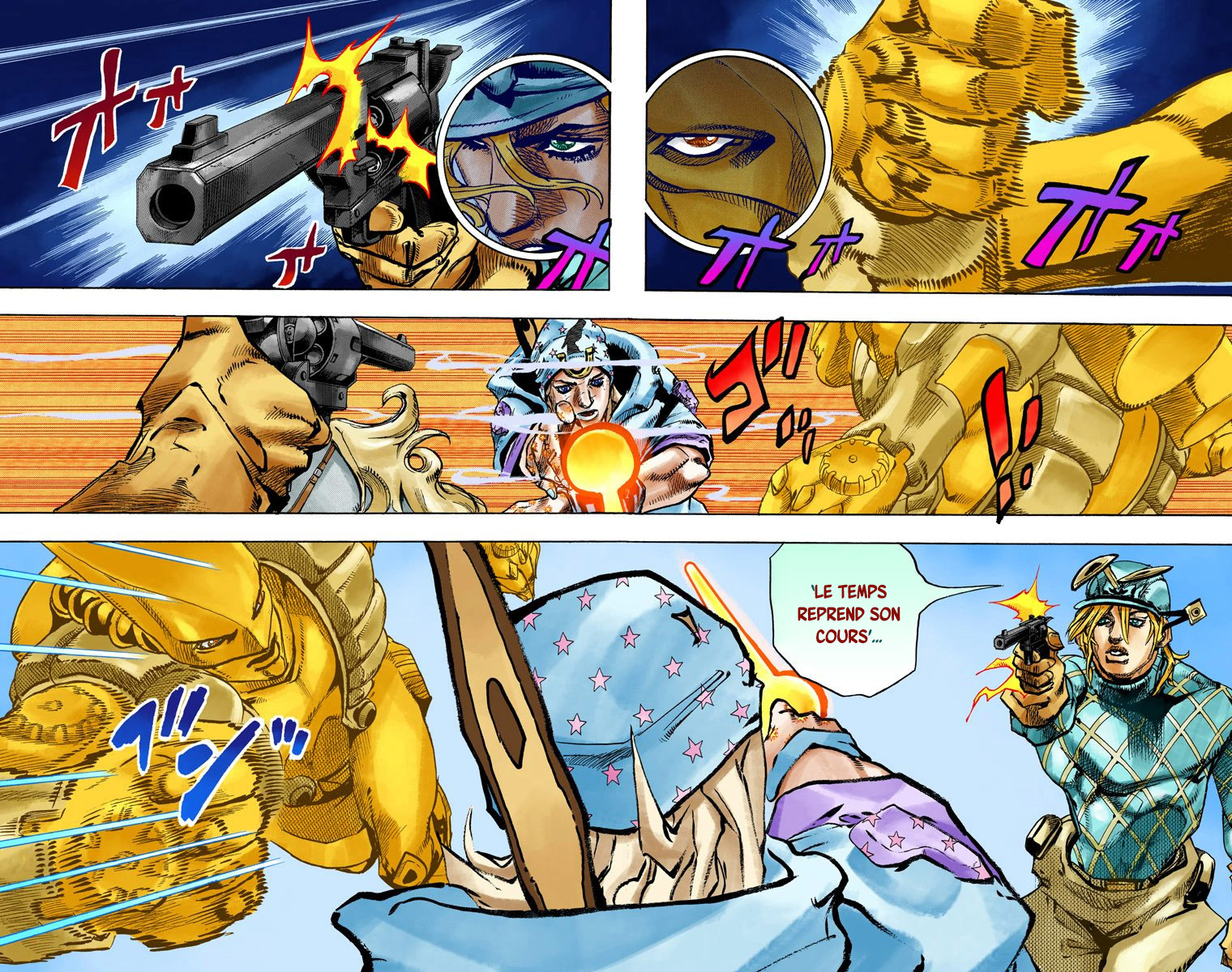 Read JoJo's Bizarre Adventure Part 7 Steel Ball Run Official Colored FR Manga Online