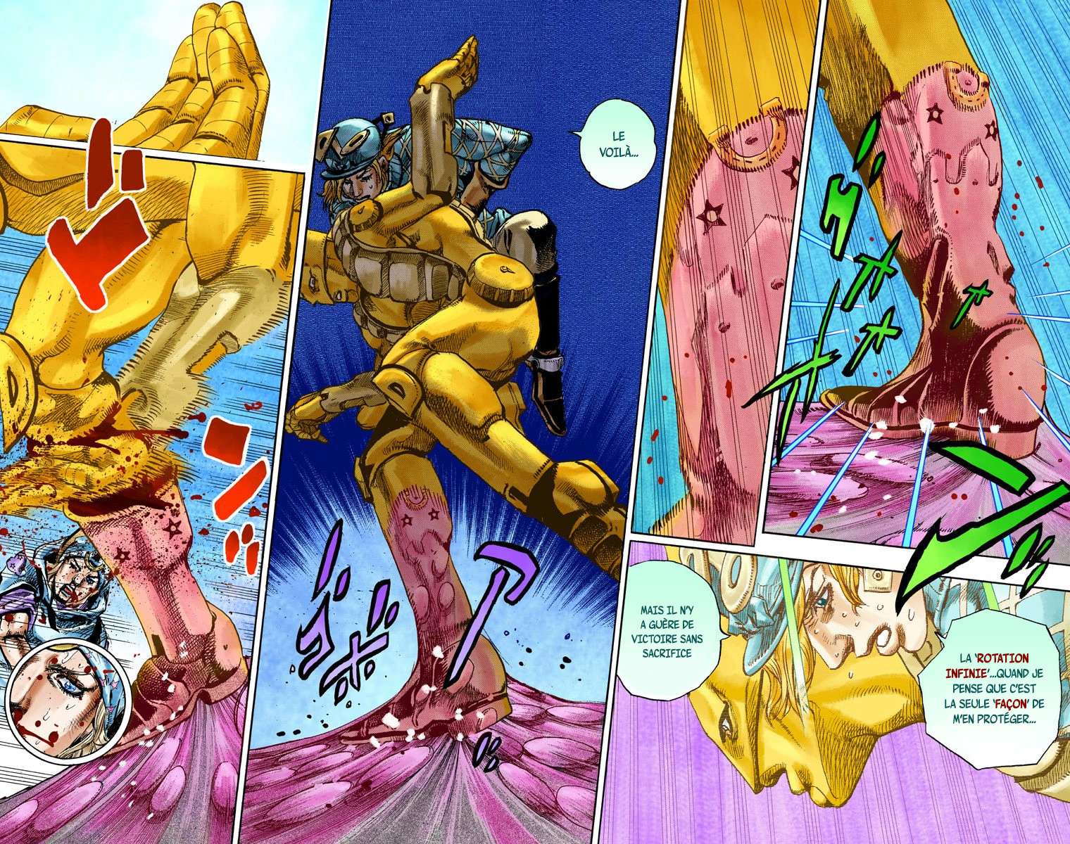 Read JoJo's Bizarre Adventure Part 7 Steel Ball Run Official Colored FR Manga Online