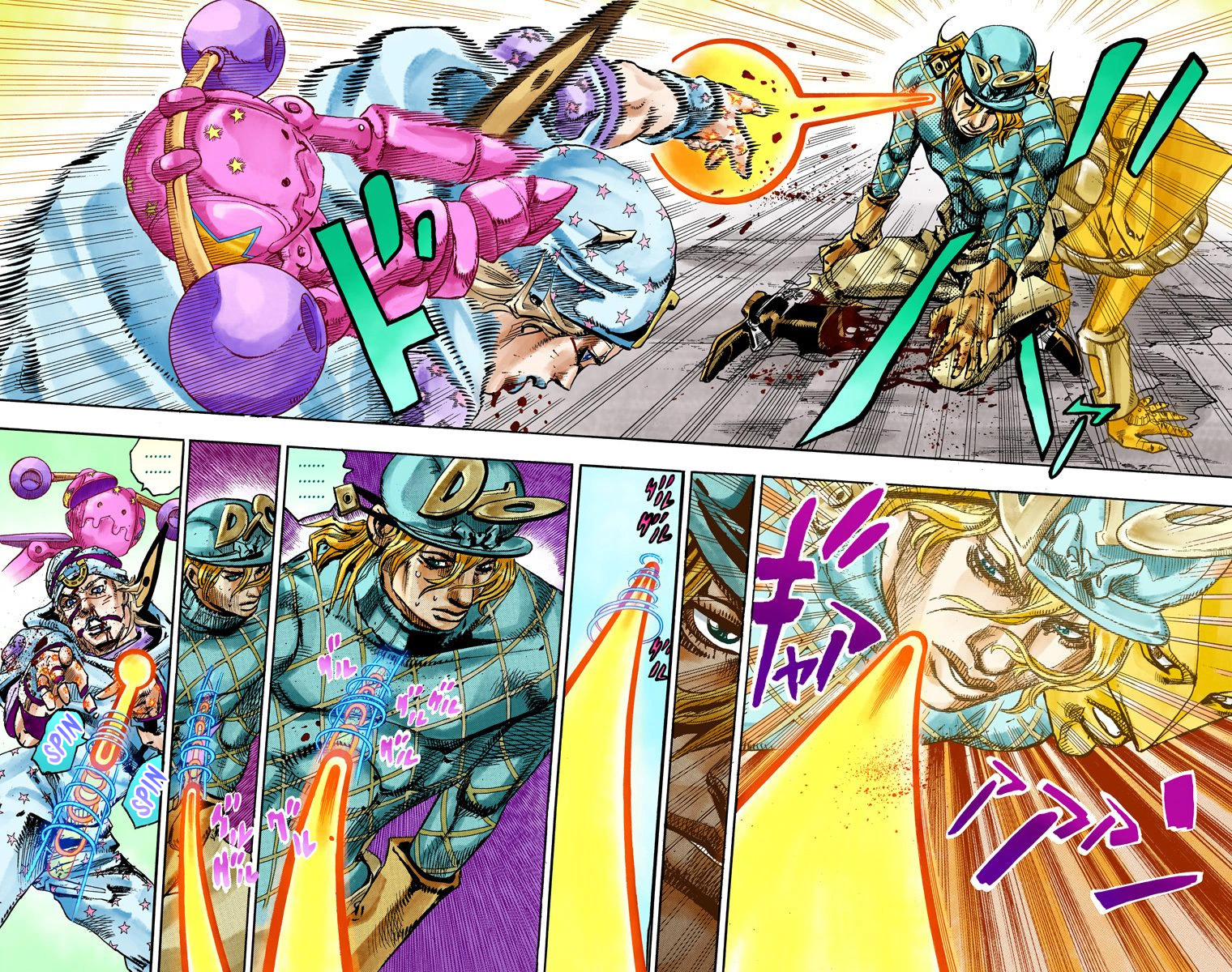 Read JoJo's Bizarre Adventure Part 7 Steel Ball Run Official Colored FR Manga Online