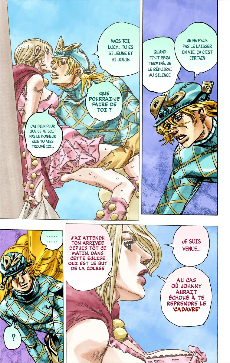 Read JoJo's Bizarre Adventure Part 7 Steel Ball Run Official Colored FR Manga Online