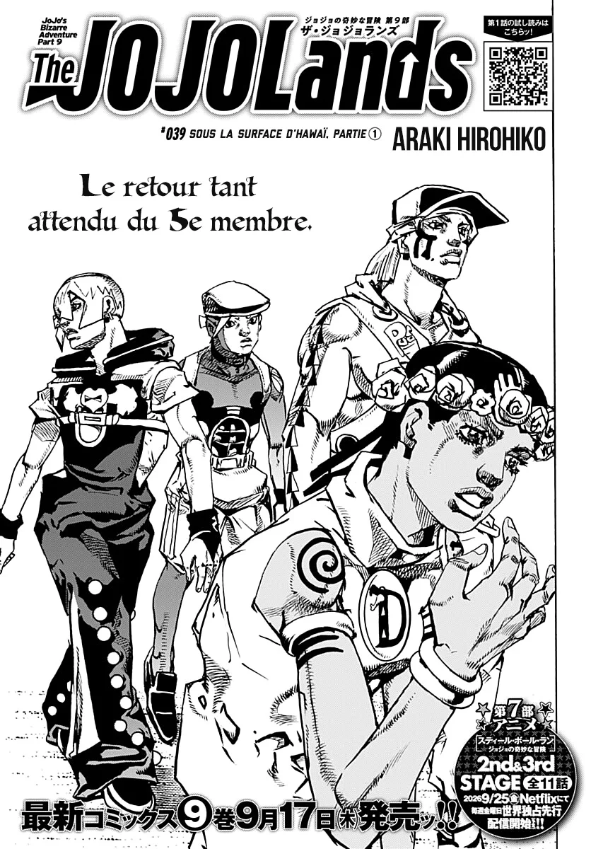 Read JoJo's Bizarre Adventure Part 9  The JOJOLands FR Manga Online