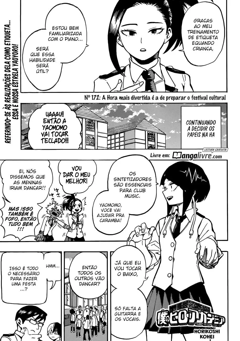 Read Boku no Hero Academia PT-BR Manga Online