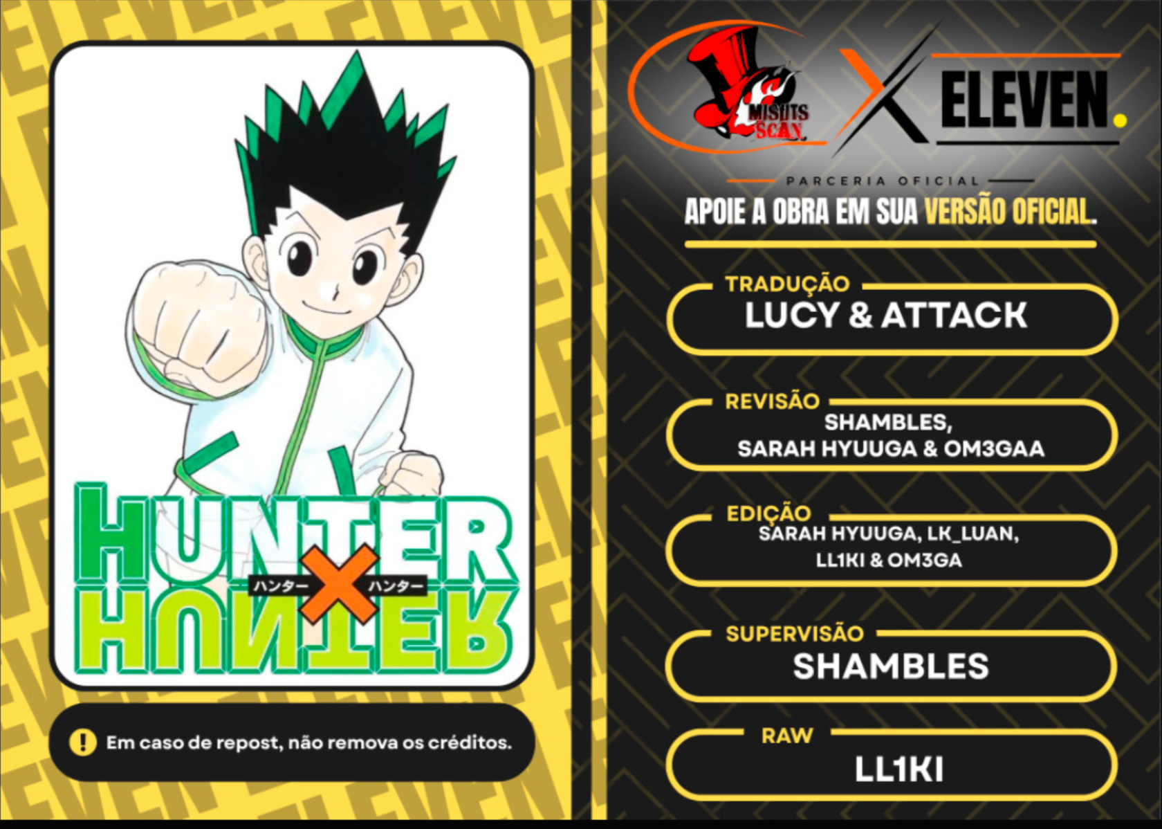 Read Hunter x Hunter PT-BR Manga Online