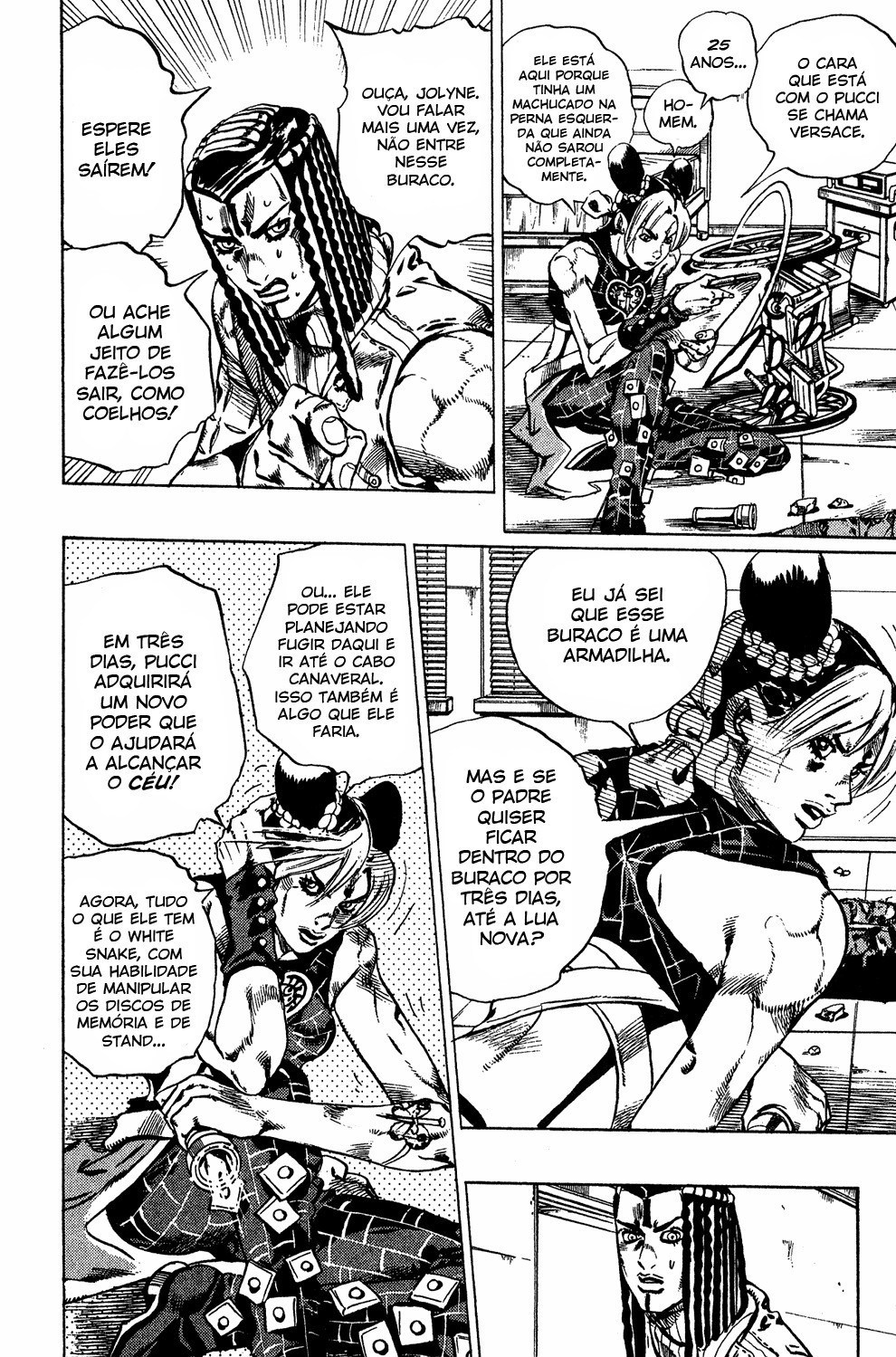 Read JoJo's Bizarre Adventure Part 6  Stone Ocean PT-BR Manga Online