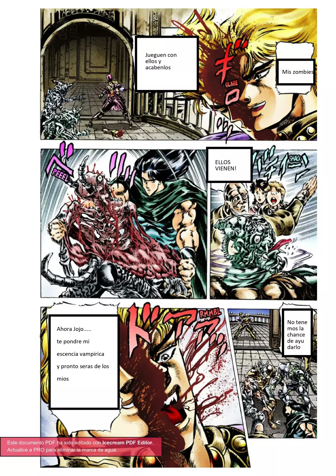 Read JoJo's Bizarre Adventure Parte 1 Phantom Blood Full Color ES Manga Online