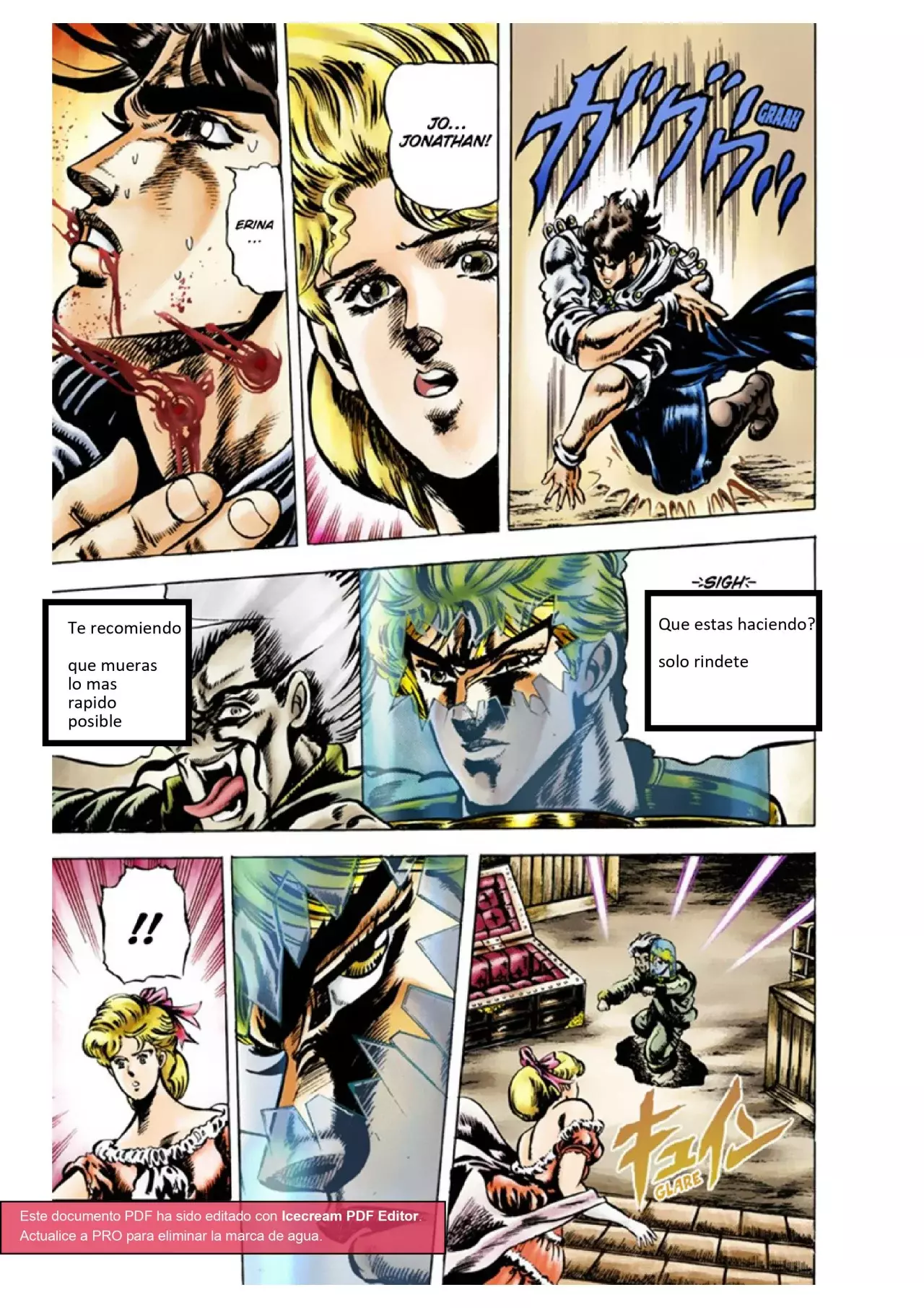 Read JoJo's Bizarre Adventure Parte 1 Phantom Blood Full Color ES Manga Online