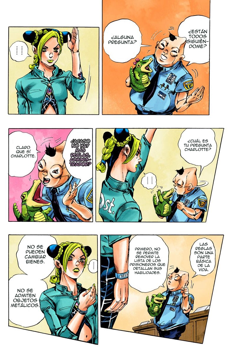 Read JoJo's Bizarre Adventure Parte 6 Stone Ocean ES Manga Online