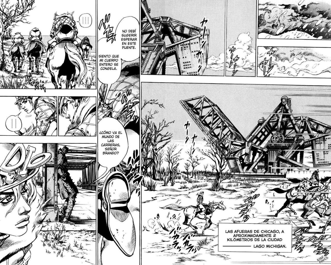 Read JoJo's Bizarre Adventure Parte 7 Steel Ball Run ES Manga Online