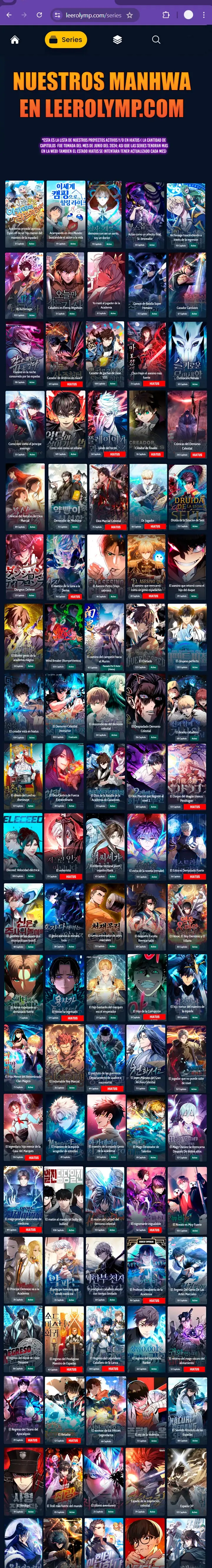 Read Solo Leveling Ragnarok ES Manga Online